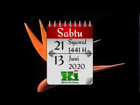 Sabtu, 21 Syawal 1441 H / 13 Juni 2020