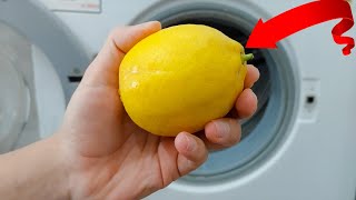 The miraculous trick of cleaning the washing machine with lemon and toothpaste⭐Quick cleaning tricks