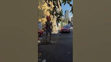 INSANE!? 3D Character skating around my city! #3dartist #blender3d #motiontracking #artist