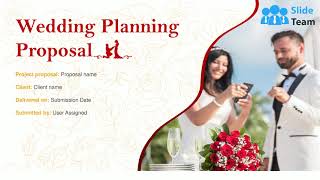 Wedding Planning Proposal PowerPoint Presentation Slides