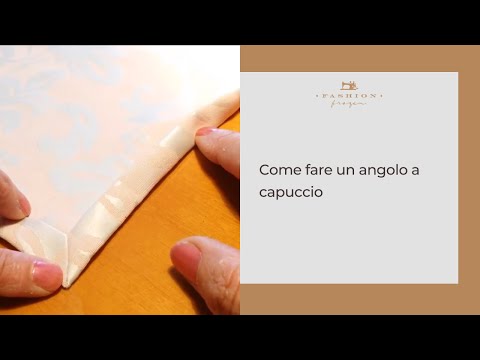 Video: Come Cucire Un Angolo Per Un Neonato