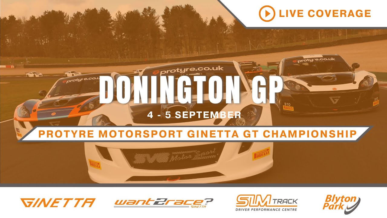 2025 Protyre Motorsport Ginetta GT Championship | Donington Park GP  | Round 12 Re-Run | LIVE