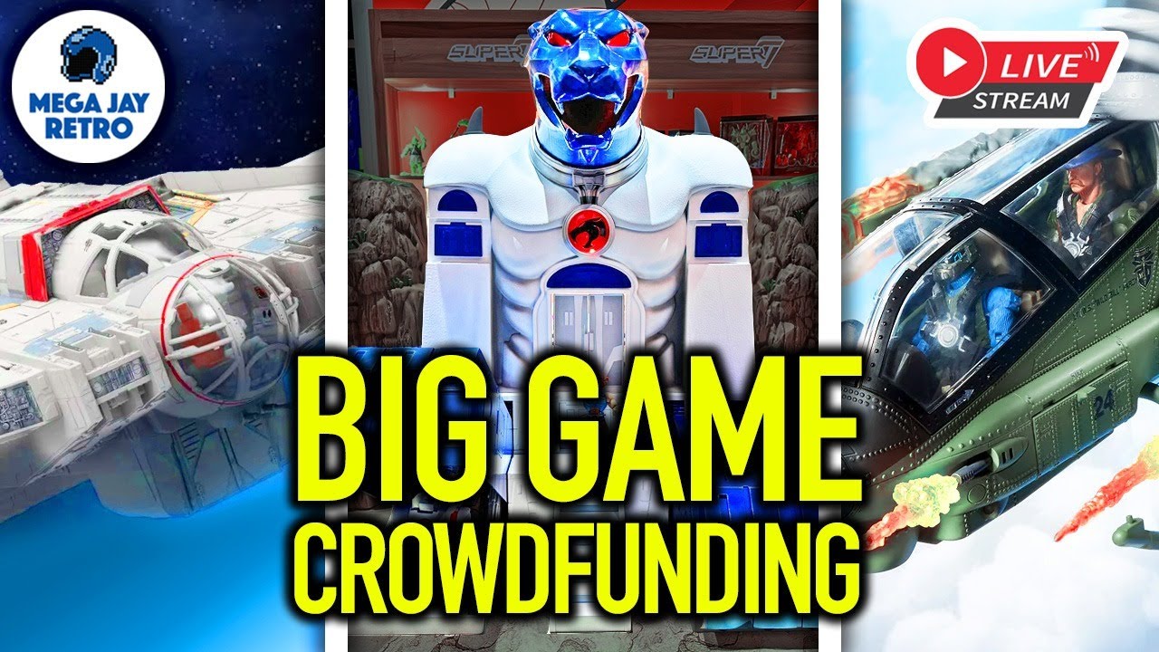 BIG Crowdfunding! Some Win, Some Lose - Haslab, Mattel Creations, Super7 - Mega Jay Retro