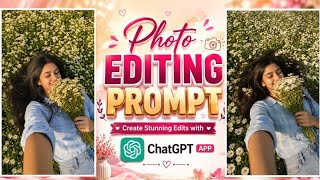 Daisy Flower Selfie AI Photo Editing Prompt 🌼 | Ultra Realistic ChatGPT Image screenshot 3