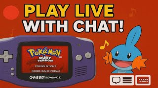 🔴 (24/7) Play Pokémon Ruby By Typing In Live Chat! [READ DESCRIPTION BEFORE PLAYING] 🎮🎵⌨️
