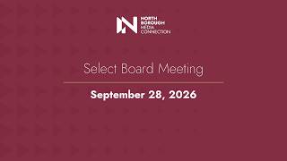 Select Board Meeting / September 28, 2026