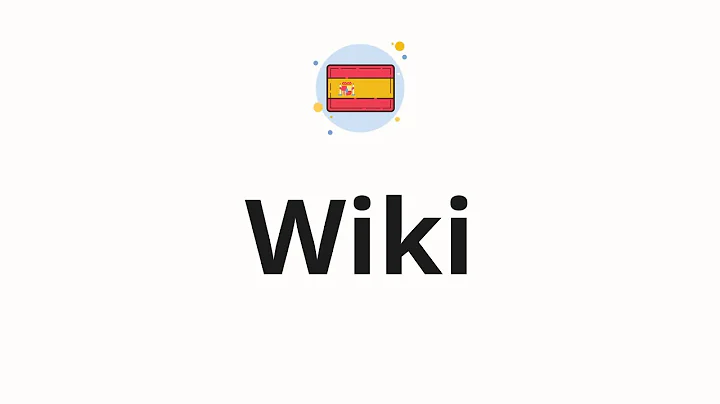 How to pronounce Wiki