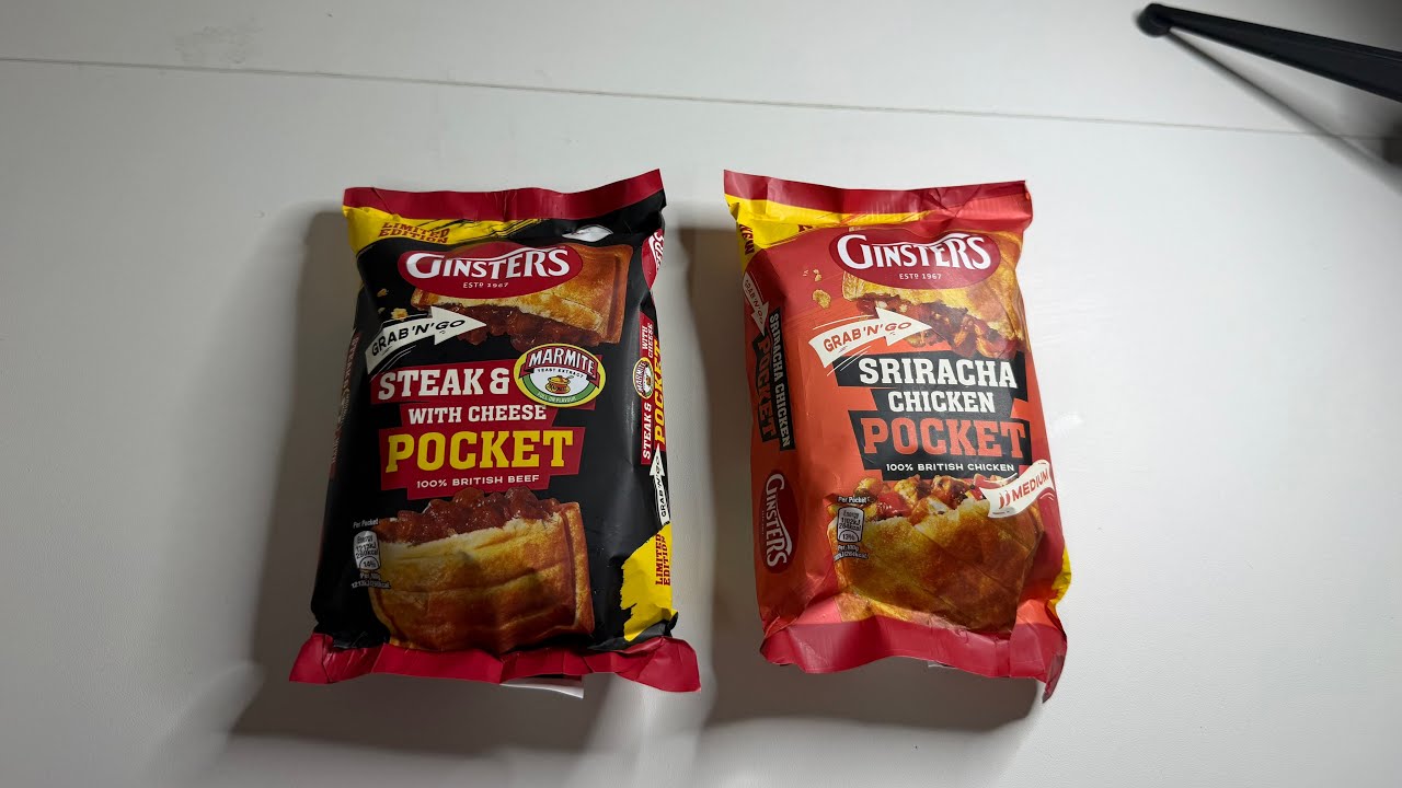 GINSTERS GRAB N GO pocket size pasties they were so damn good  I ate both 
