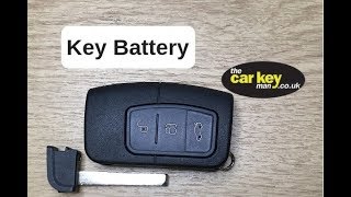 Key Battery Ford Kuga Mondeo Focus HOW TO Change