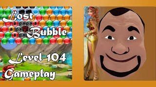 Lost Bubble 🔮 - Bubble Shooter Level 104 👑 finished 😍 no Booster Gameplay #104 myGameHeaven ✅