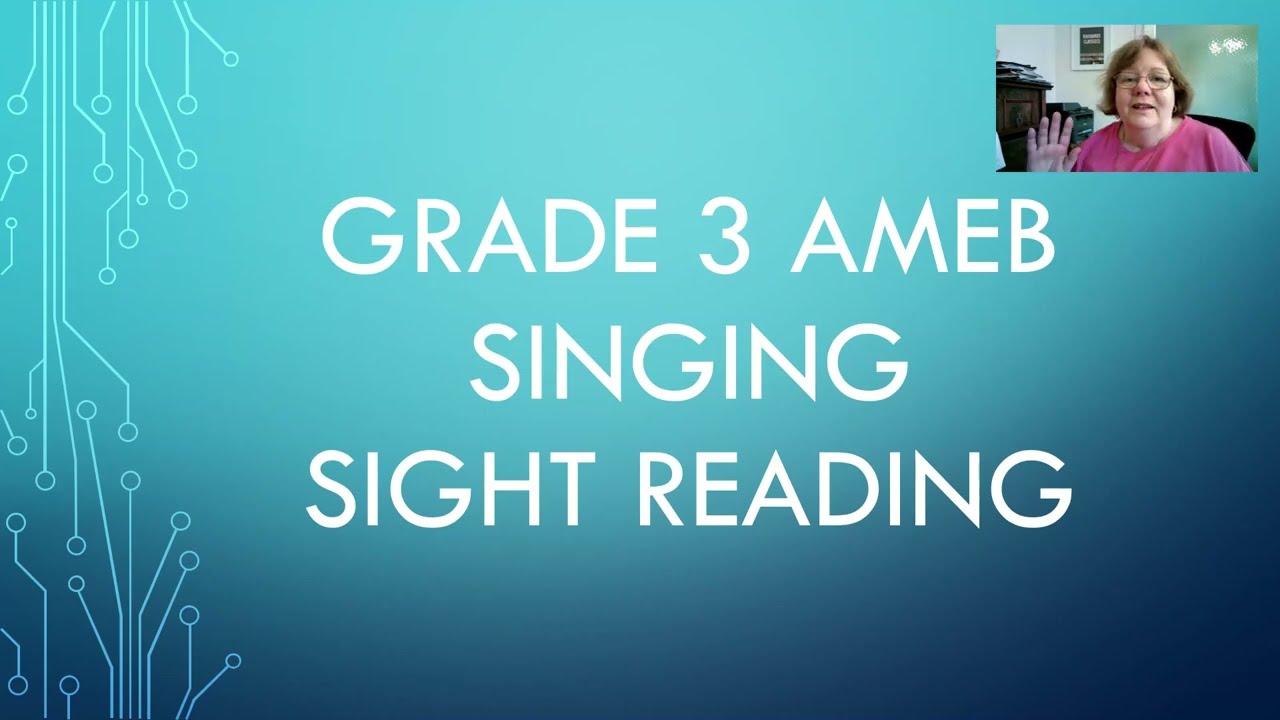 AMEB grade 3 sight singing practice video