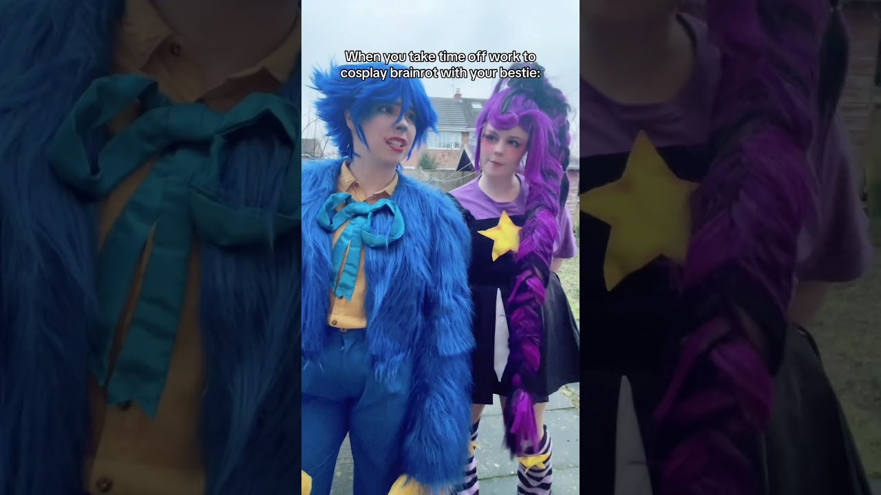 Can’t believe this is our holiday 😭 @ninbeaa #cosplay #ppt #poppyplaytimechapter5 #lilylovebraids