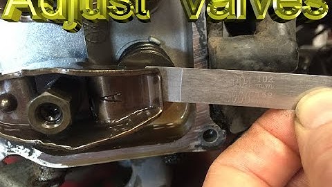 KOHLER V-Twin klepspeling afstellen Courage/7000 motoren en andere. Stap voor stap.