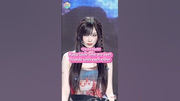 Kpop idols who are best friends? #kpop #straykids #aespa #lesserafim #blackpink #itzy #newjeans