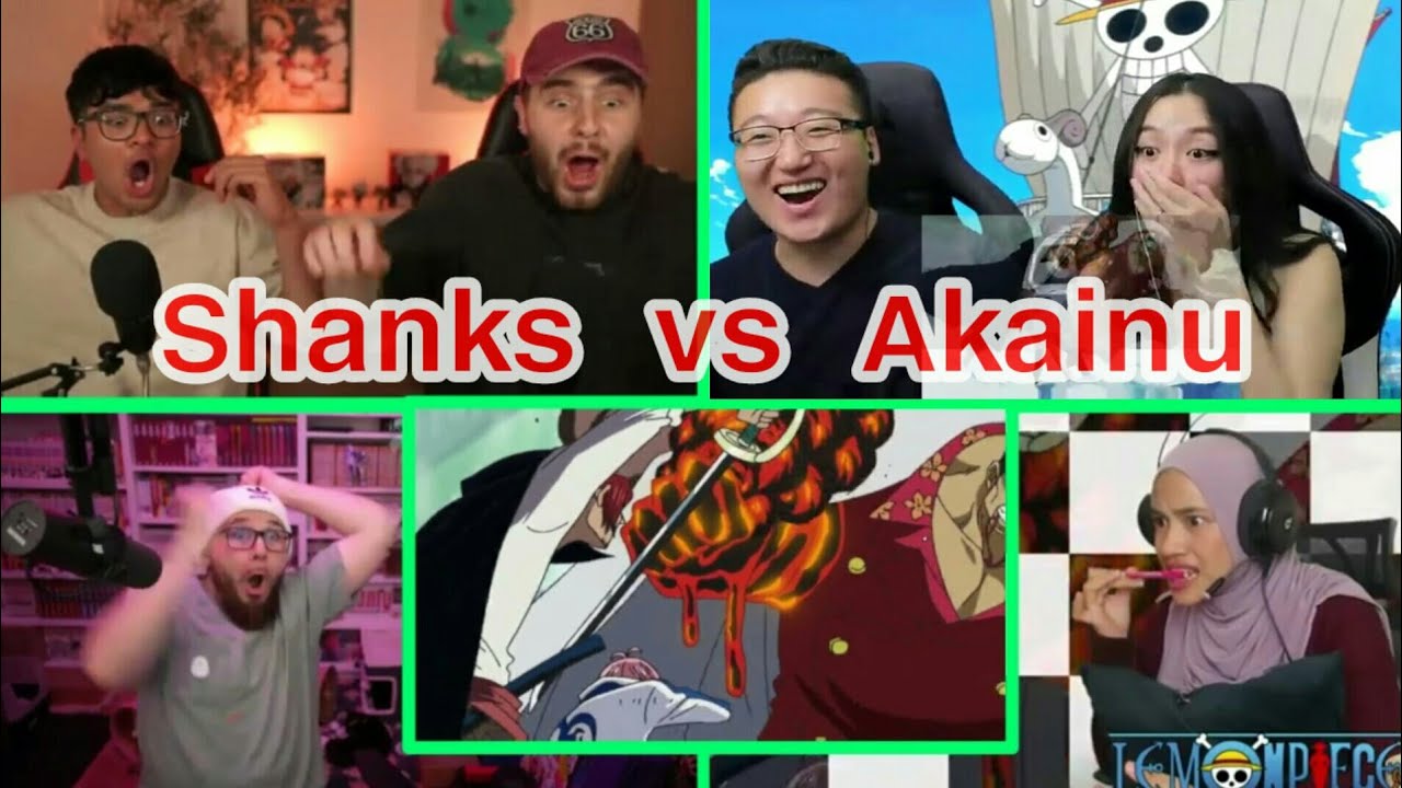 Shanks Stops Akainu And Saves Coby Reaction Mashup