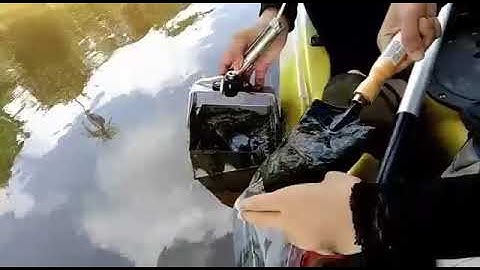 Sediment Sampling using Ekmen Grab Sampler