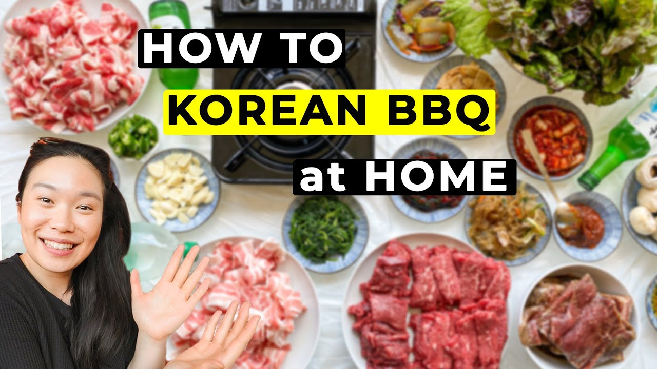 HOW TO MAKE KOREAN BBQ at HOME! DIY KBBQ Recipe and Ingredients (a
