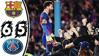 برشلونة باريس سان جرمان 6-5 ريمونتادا تكتب في التاريخ عصام الشوالي ⚽️