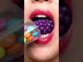 ASMR Eating: Juicy Berries & Candy Pop Rocks! 🍓🍬 (Hyper Close Up) #ASMR #ASMRFood #EatingSounds