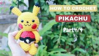 #244 | Amigurumi Pikachu Free Pattern (4/4) | How To Crochet Amigurumi Characters | AmiguWorld