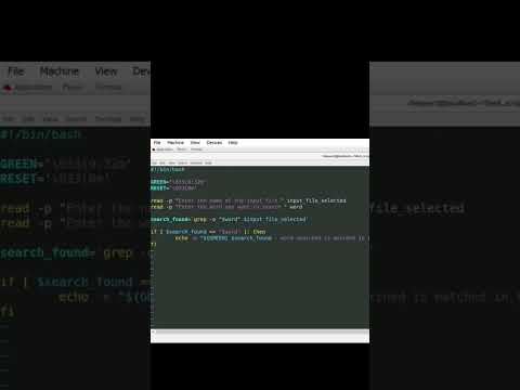 Shell Scripting |