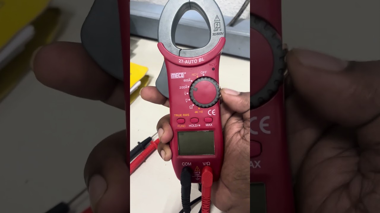 How to Use Meco Clamp Meter | Multimeter Full Tutorial in Hindi. #electricalindia #electrical