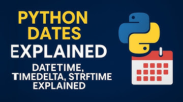 Working with Dates in Python | datetime, timedelta, strftime Explained | Huzaifa Zahoor