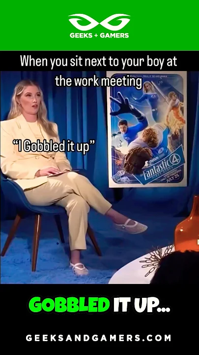 The Way She Phrased This 💀 | Fantastic Four Press Tour