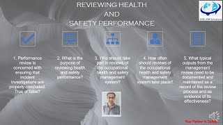Details ELEMENT 4: REVIEWING HEALTH AND SAFETY PERFORMANCE Guide