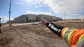 Prepping to pull fiber into Tesla ￼warehouse (part 1)