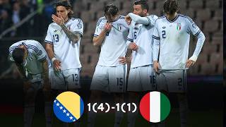 Italia Afuera Del Mundial 2026 Bosnia 1 4 Italia 1 1 Repechaje Mundial 2026