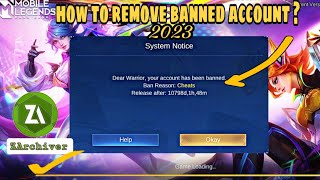 How to remove banned account in mobile legends ? How to unbanned ml account in 2023