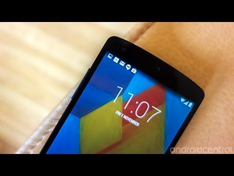 Nexus 5 and Android 4.4 KitKat video walkthrough