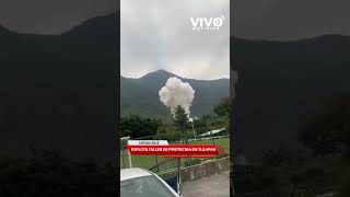 Explota taller de pirotecnia en Tlilapan, Veracruz