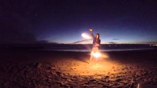 Fire Poi Spinning - phutureprimitive cryogenic dreams