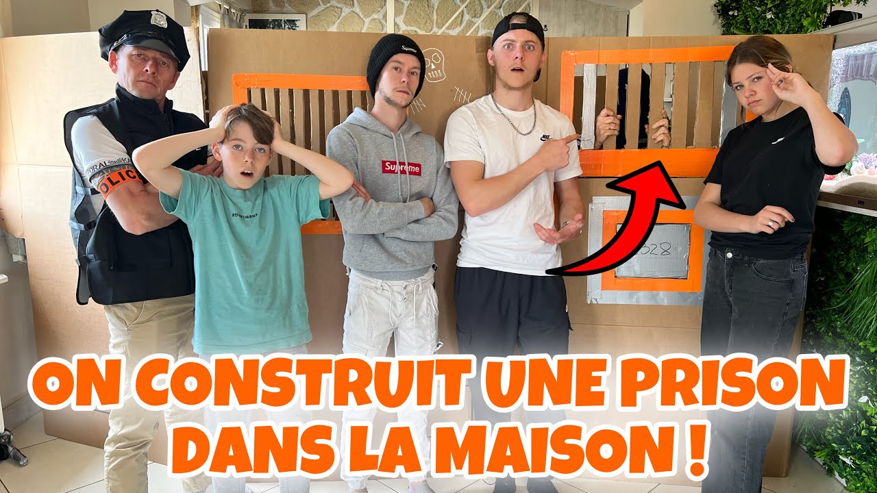 ON FABRIQUE UNE PRISON EN CARTON DANS LA MAISON ! ( Partie 1 ) - YouTube
