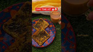 Hariyali Dahi Toast Chai Time Snack In 2 Mins