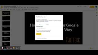 How to publish a Google Slide in 38 sec