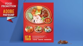Food Flyer Design Tutorial in Adobe Illustrator cc 2017