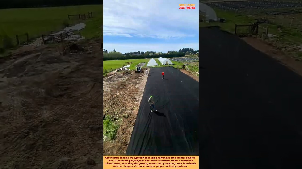 Greenhouse Tunnel Construction Process