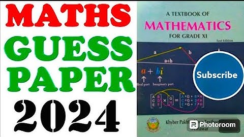 1st year math guess paper 2024 11th Class mathematics important questions 2024 HSSC-I  maths guess