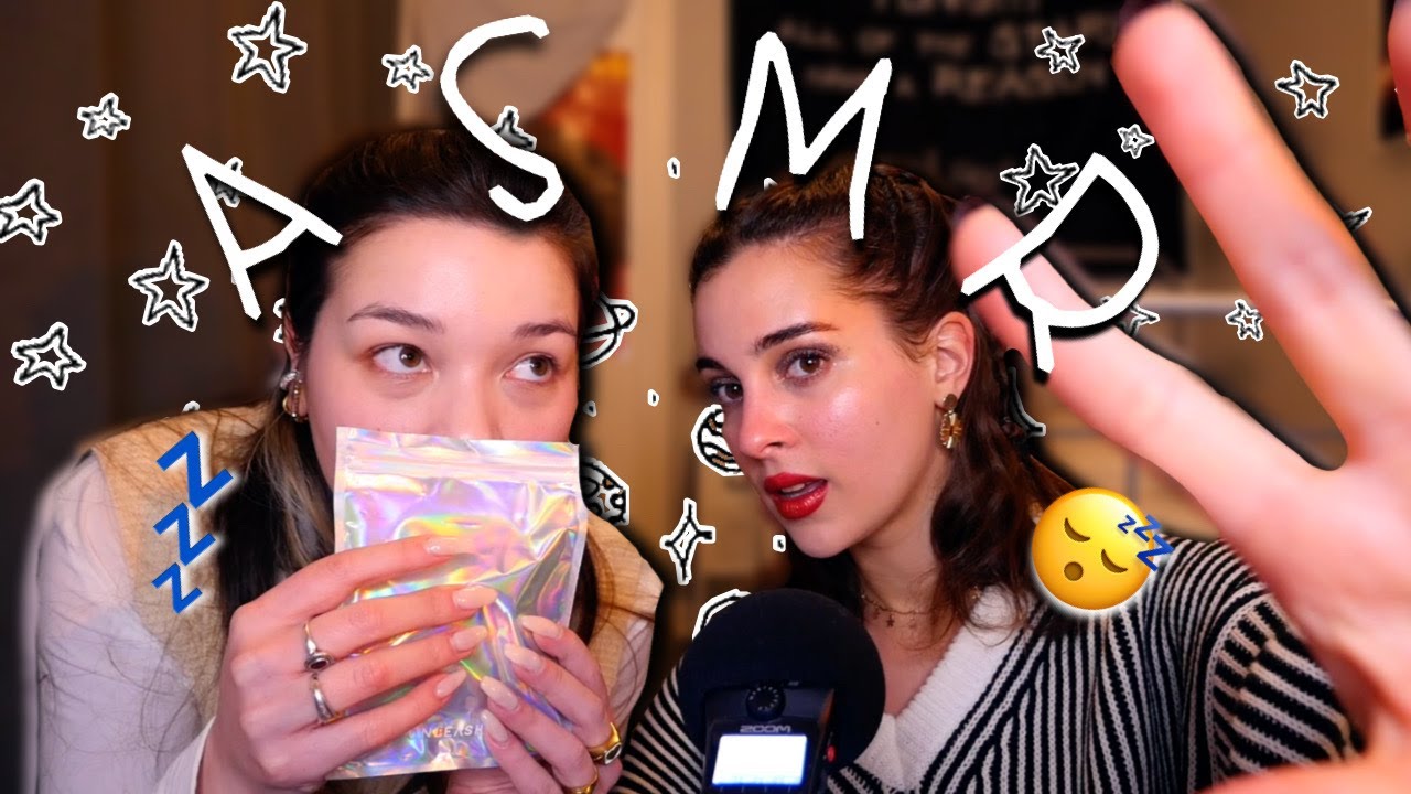 ASMR | Deux amies prennent soin de toi pour que tu t'endormes 😴 tapping, visuels, inaudible...