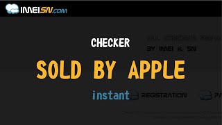 Apple Sold by check iPhone Sold by info check imei