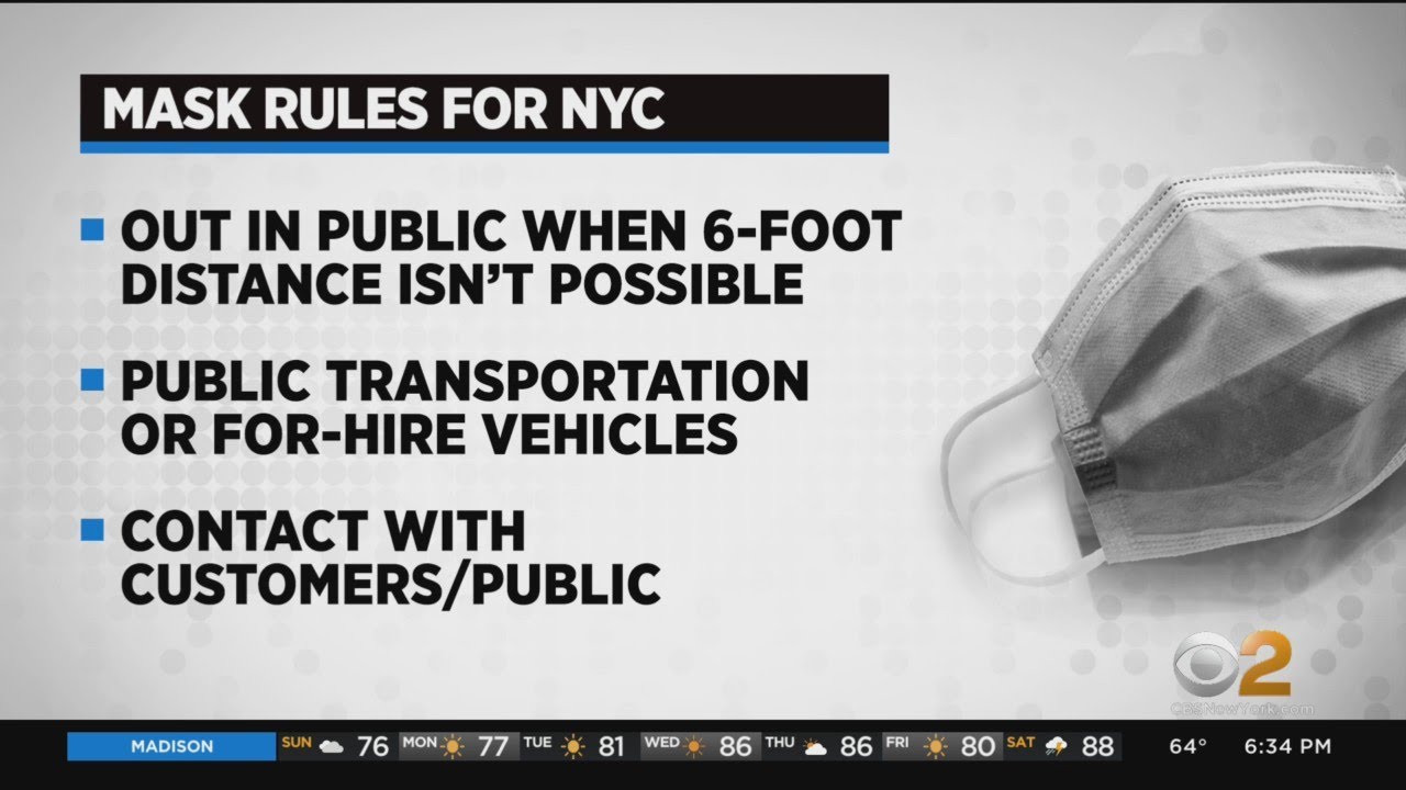 The Latest On Mask Guidance In New York City - YouTube