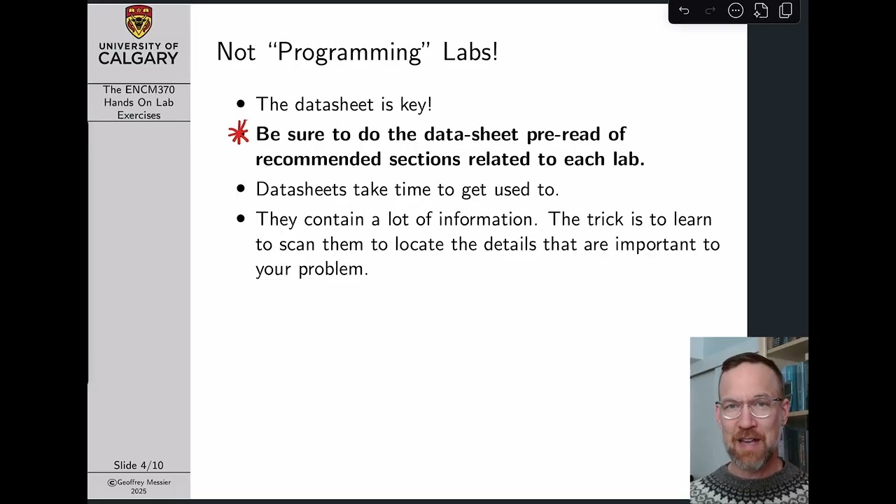ENCM 370 Lab Intro Video