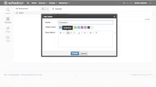 How to use resources in Schoology