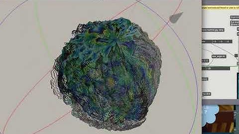 Juegos de chaquira huichola made with Jitter  using textures