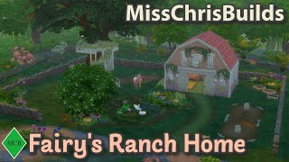 🦄Fairy's Ranch Home // The Sims 4 Speed Build
