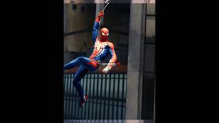 Spider-Man STOPS Falling Crane 😥  #spiderman#spidermanps5