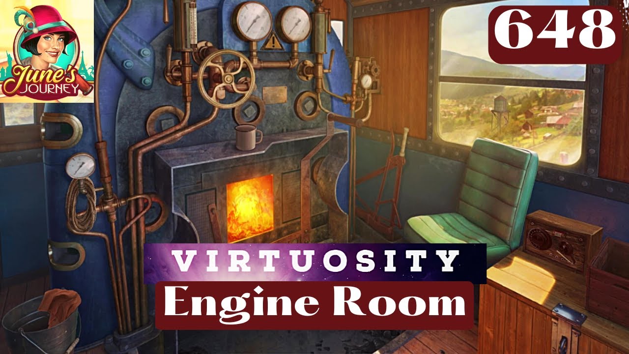JUNE'S JOURNEY SCENE 648 - ENGINE ROOM 💖FULL MASTERED SCENE💖 (Hidden Object Game)
